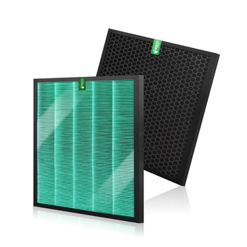 適用 HITACHI日立 UDP-LV100 加濕型空氣清淨機除濕機 HEPA抗菌濾芯 蜂顆活性碳 綠綠好日