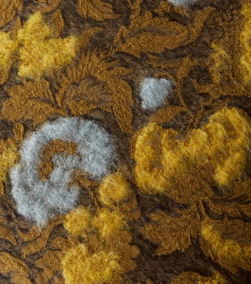 The House of Lyria Areca embroidered floral cushion