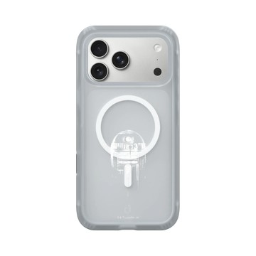 iPhone 17 Pro Max AirX 流變灰 - 迪士尼-星際大戰 Star Wars - R2D2-噴漆白