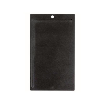 德國製100%再生環保紙砧板 L溝槽 50×29cm 黑色