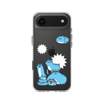 iPhone Air Clear Case（相機按鈕） 透明 - 貓貓蟲咖波 Bugcat Capoo - 奇怪咖波集合款