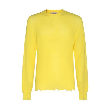 Laneus - Yellow Cotton Jumper