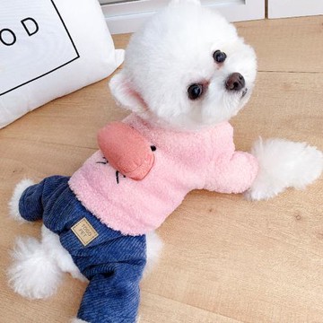 狗狗衣服秋冬款加厚保暖寵物泰迪博美雪納瑞比熊小型犬冬季四腳衣