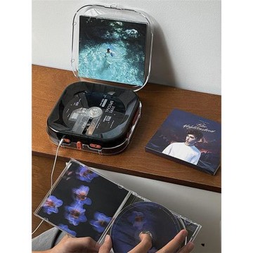 syitren/賽塔林R400復古CD機藍牙便攜播放器充電壁掛手提浪漫禮物