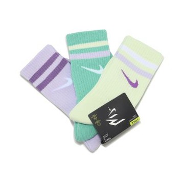 Nike 休閒童襪 Lightweight Crew 短襪 條紋 透氣 3雙入 N32613003GS-004