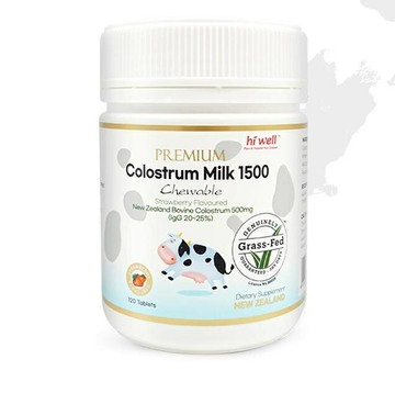 紐西蘭代購！原裝正品HI WELL IgG 兒童牛初乳咀嚼片120粒