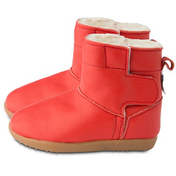 英國 shooshoos - 健康無毒真皮手工童鞋/靴子/童靴-經典紅