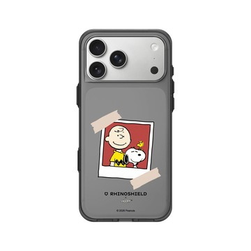iPhone 17 Pro Max Clear (相機按鈕) 酷墨灰 - 史努比 Snoopy - 拍立得-Good Partner