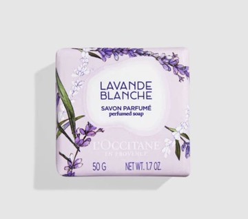 【L’OCCITANE 歐舒丹】白薰衣草香氛皂50g