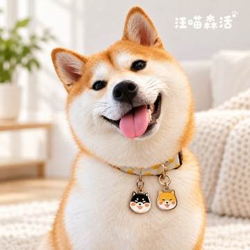 【汪喵森活】 狗狗吊牌 寵物名牌 防走失 防走丟 狗牌 狗狗用品 狗項圈 狗名牌 客製吊牌 客製狗牌 客製名牌 寵物掛牌