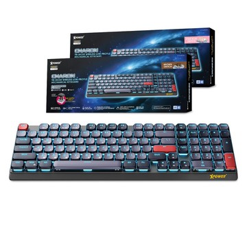 XPower CHARON 101鍵 三模式無線矮軸機械鍵盤