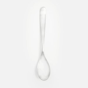 查莉不鏽鋼餐匙20cm 流線霧銀