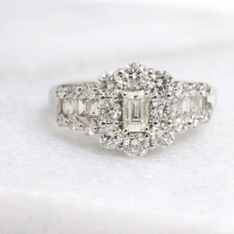 プラチナ リング ダイヤモンド レディース 1ct 1カラット pt900