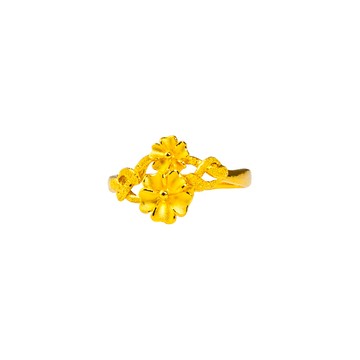 Jove gold 漾金飾 幸福芬芳黃金戒指