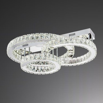 94W三色變光水晶吸頂燈 B209-010025