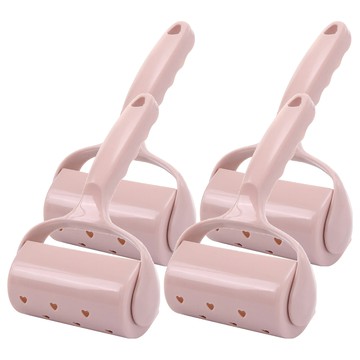 滾筒黏毛器 Set 4支 升級黏性 配防塵蓋  10cm