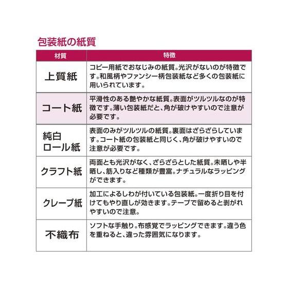 包装紙 森のくまサンタ赤 全判 50枚　タカ印　49-4076