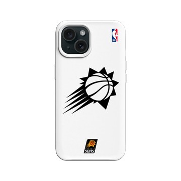 iPhone 15 SolidX 白 - NBA - B&W-鳳凰城太陽 Phoenix Suns B&W