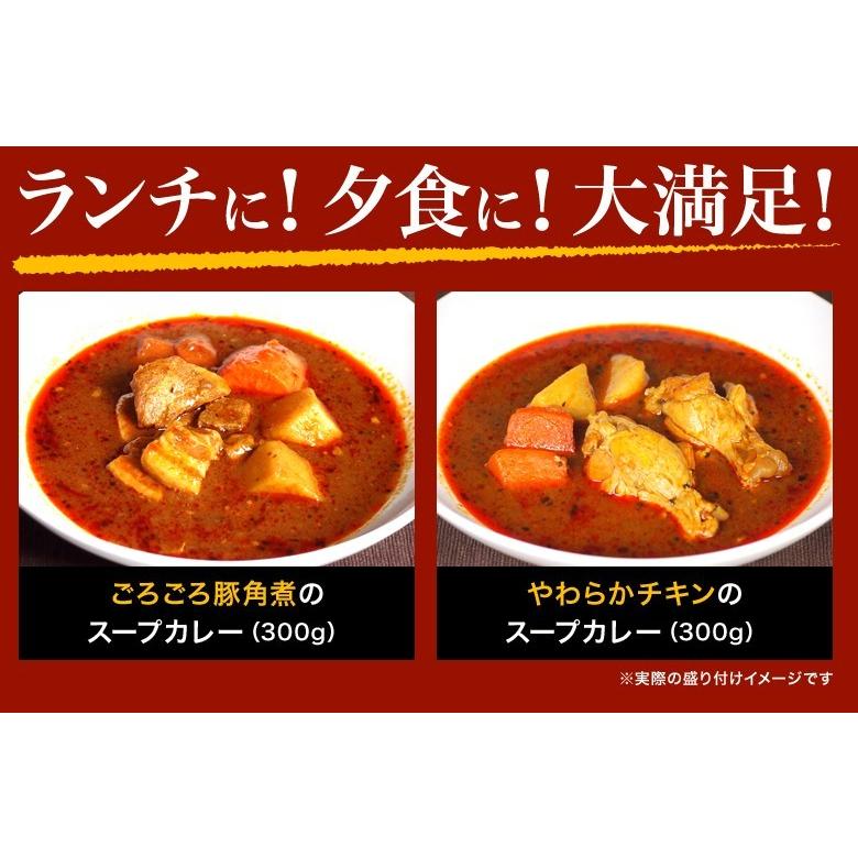 札幌 スープカレー 選べる 4食セット 送料無料   チキン 豚角煮 2種類 北海道 スパイス レトルト