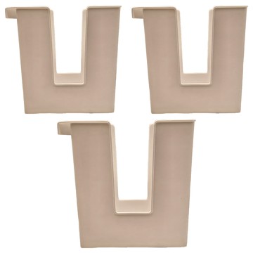 SURUGA 袋裝物品塑膠收納籃 - 桌面抽屜層架收納好幫手  6.4 x 16 x 16.5cm  3個