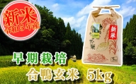 K13-2 早期栽培 合鴨玄米 5kg
