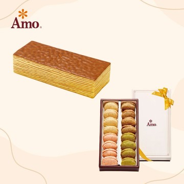 🌟獨家1+1【阿默蛋糕】荷蘭貴族手工蛋糕+達克瓦茲騎士4合1 (16入/盒)