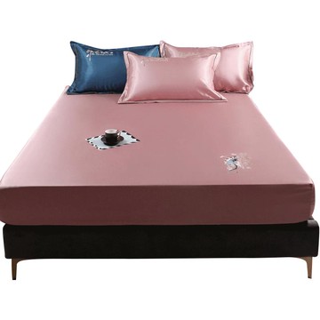 空調席冰絲床笠單件床罩三件套床墊保護罩防滑固定可水洗夏季涼席