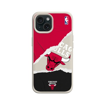 iPhone 15 SolidX 貝殼灰 - NBA - 熱血系列-芝加哥公牛 Chicago Bulls - Sweat and Tears