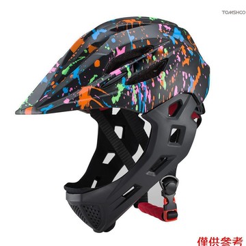 Winn 可調節透氣兒童自行車頭盔幼兒輕便全臉自行車頭盔帶 LED 燈
