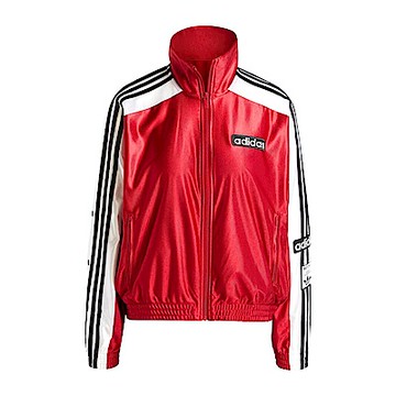 Adidas ABRK TRKTOP IW5587 女 立領外套 運動外套 防風 休閒穿搭 紅白黑