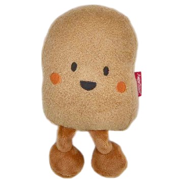 AmyCarol 響玩麵包 吐司 玩偶 棕色  吐司 棕色  1個  16 x 9 x 3cm