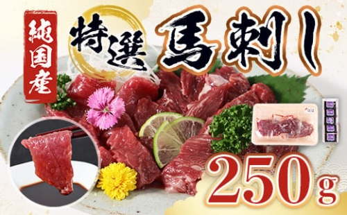 特選 馬刺し 250g セット 馬肉 馬刺