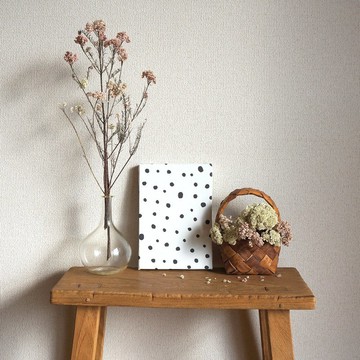 fuwa fuwa dot 布藝畫 (black)