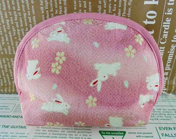 【震撼精品百貨】招財貓 招き猫 面紙化妝包-粉兔子 震撼日式精品百貨