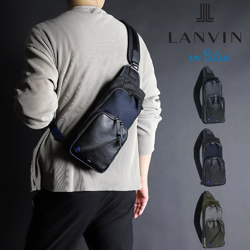 LANVIN en Bleu ランバンオンブルー Lana ラナ ボディバッグ ワンショルダーバッグ 斜め掛けバッグ 撥水 軽量 557901 メンズ  レディース | LINEブランドカタログ