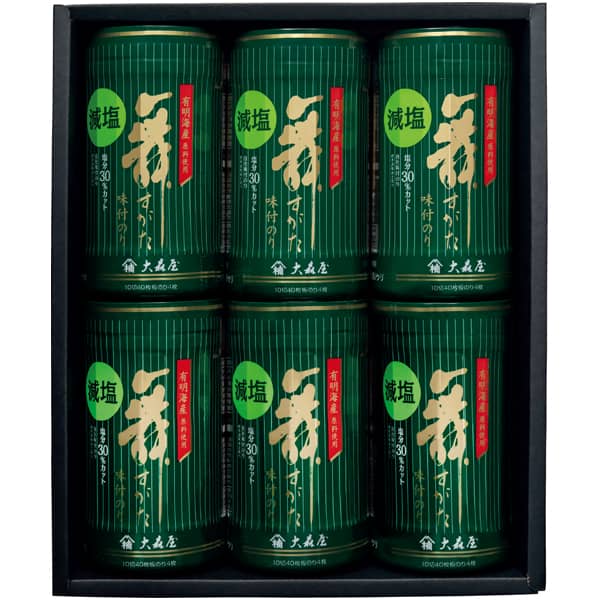 大森屋 減塩味付のり卓上ギフト  [GA-30F]