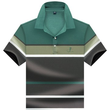 【新款熱賣】夏季高檔時尚保羅polo衫男短袖t恤新款商務休閑涼感輕奢簡約半袖T