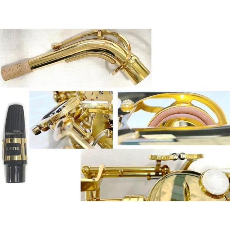 JUPITER (ジュピター) JAS500 アルトサックス ラッカー 管楽器 alto saxophone JAS-500 GOLD セルマー  S80 マウスピース セット A 北海道 沖縄 離島不可 | LINEショッピング