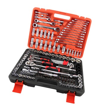 多件式工具組 汽車修車工具套裝 150件 汽修組合套筒棘輪扳手 DIY工具 套筒扳手 拆卸汽保汽修 保養維修 208-CRV150