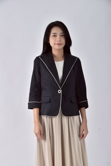 (S) jing西裝黑色外套