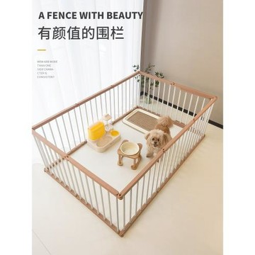 狗圍欄室內柵欄防越獄小型犬防護欄自由組合加高寵物狗籠子
