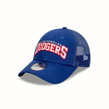 NEW ERA 男女 9FORTY 卡車帽  ARCH TRUCKER 洛杉磯道奇 皇家藍 NE60588380