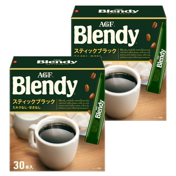 AGF Blendy 即溶無糖黑咖啡  2g  2盒  30包