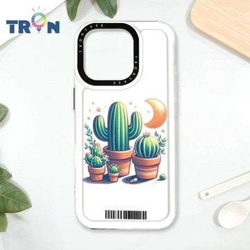 TRON IPhone 16 Pro 月亮仙人掌集合 防摔太空載具殼 透黑 軟硬 手機殼