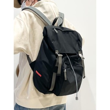 背包男士工裝休閑登山戶外女大學生書包大容量旅行包電腦雙肩包女