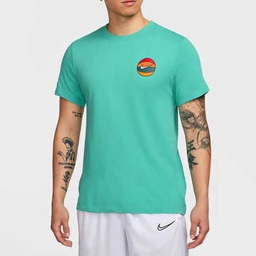 NIKE AS M NK DF TEE SSNL EX 1男運動休閒上衣-綠色-FD0047392