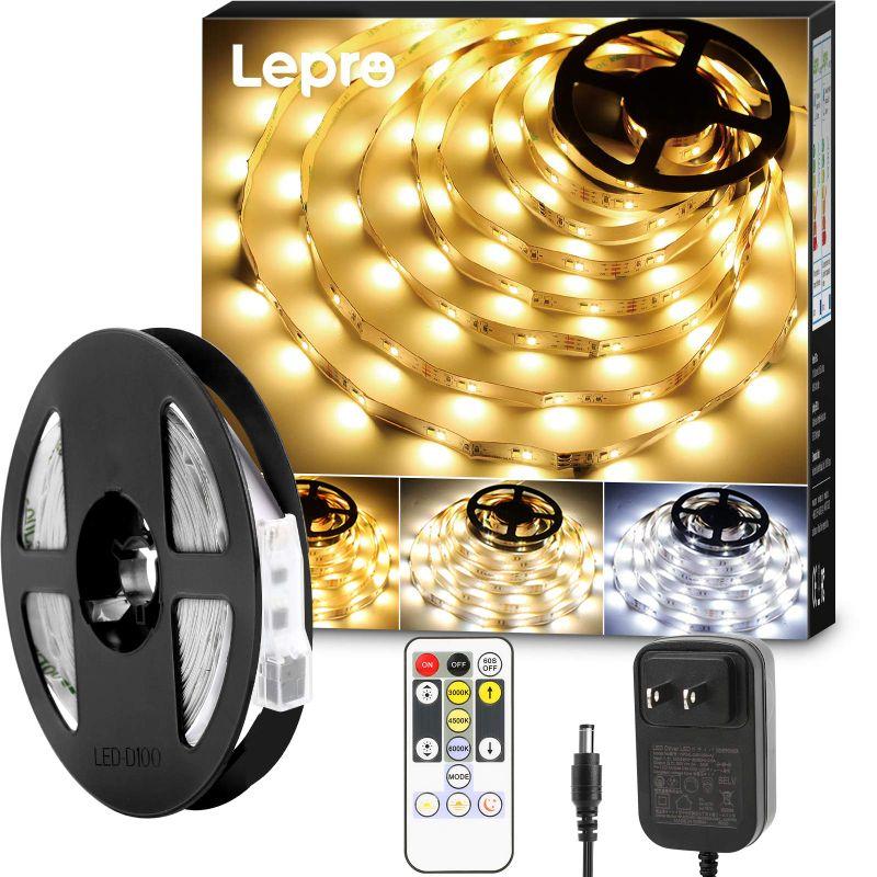 Lepro LED テープライト ledテープ 10m 電球色・昼光色 明るさ調整 間接照明 リモコン付き 調光調色 イルミネーションライト 通販  LINEポイント最大0.5%GET LINEショッピング