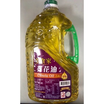 美食家芥花油2.6L 全素