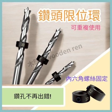 [木頭仁] 制動環 鑽頭限位環 鎖定擋圈 光軸固定環軸端頂絲 止退環軸套