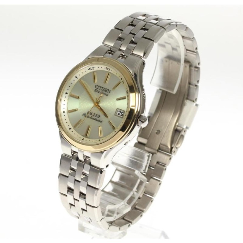 ☆極美品【CITIZEN】シチズン エクシード エコドライブ H111-T013635 ソーラー電波 メンズ【ev10】 | LINEブランドカタログ